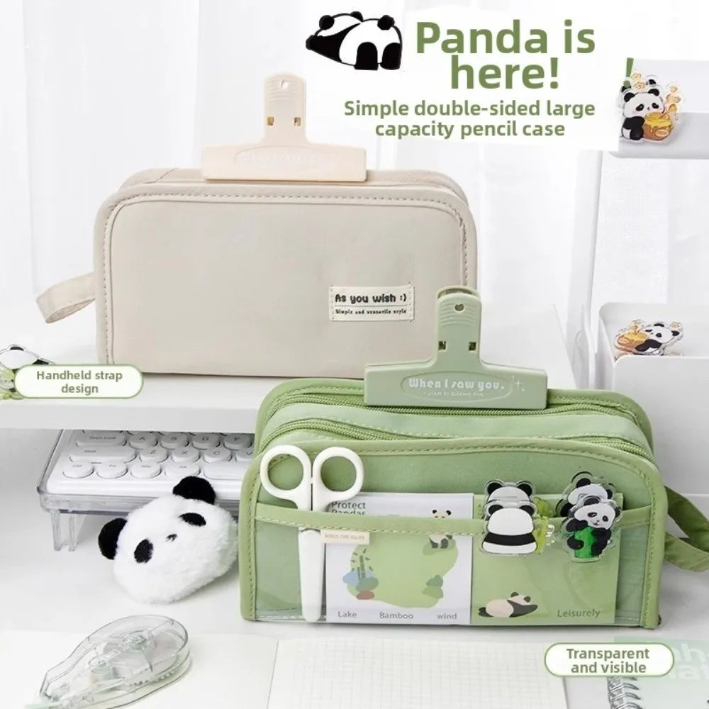 Large Capacity Pencil Case Zipper Stationery Organizer Bag Pencil Case Organizer HIP