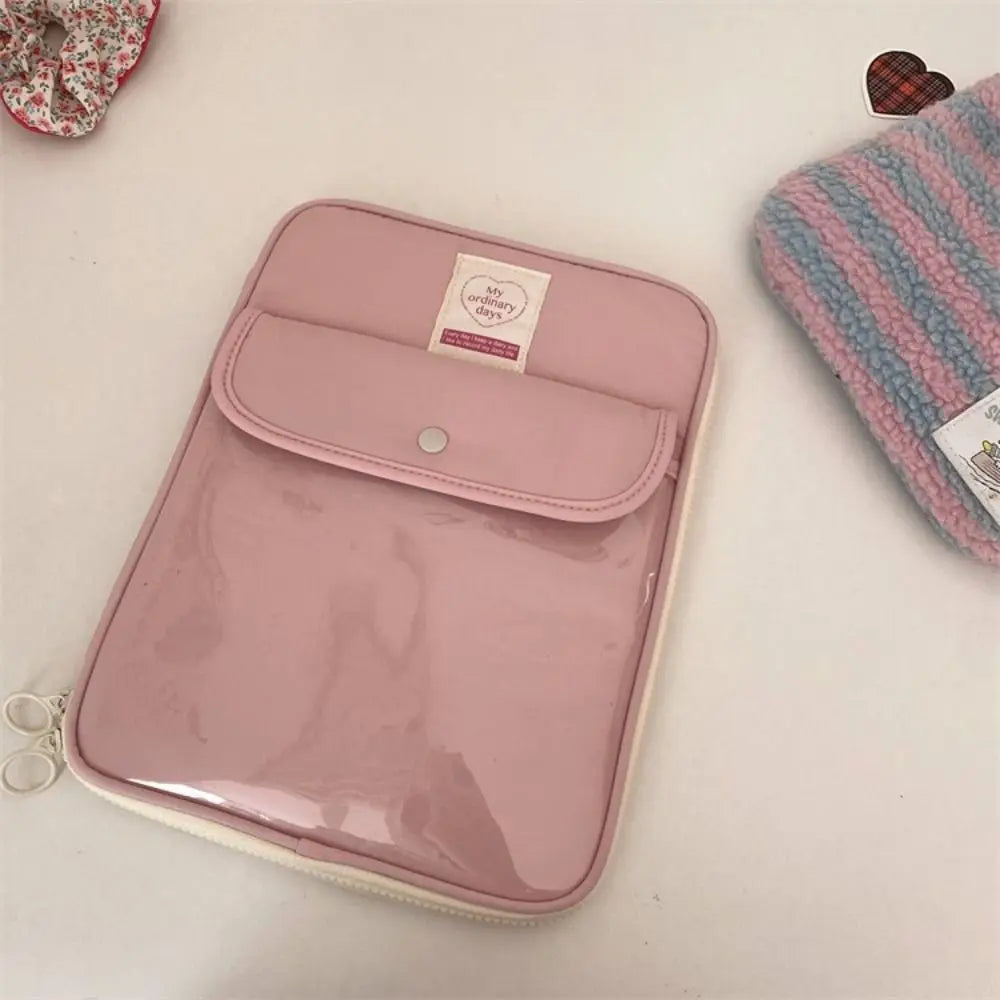 Water-Resistant Nylon Laptop Sleeve 13–15" | Unisex Carrying Case Laptop Sleeve Case HIP Pink 13-14 inch