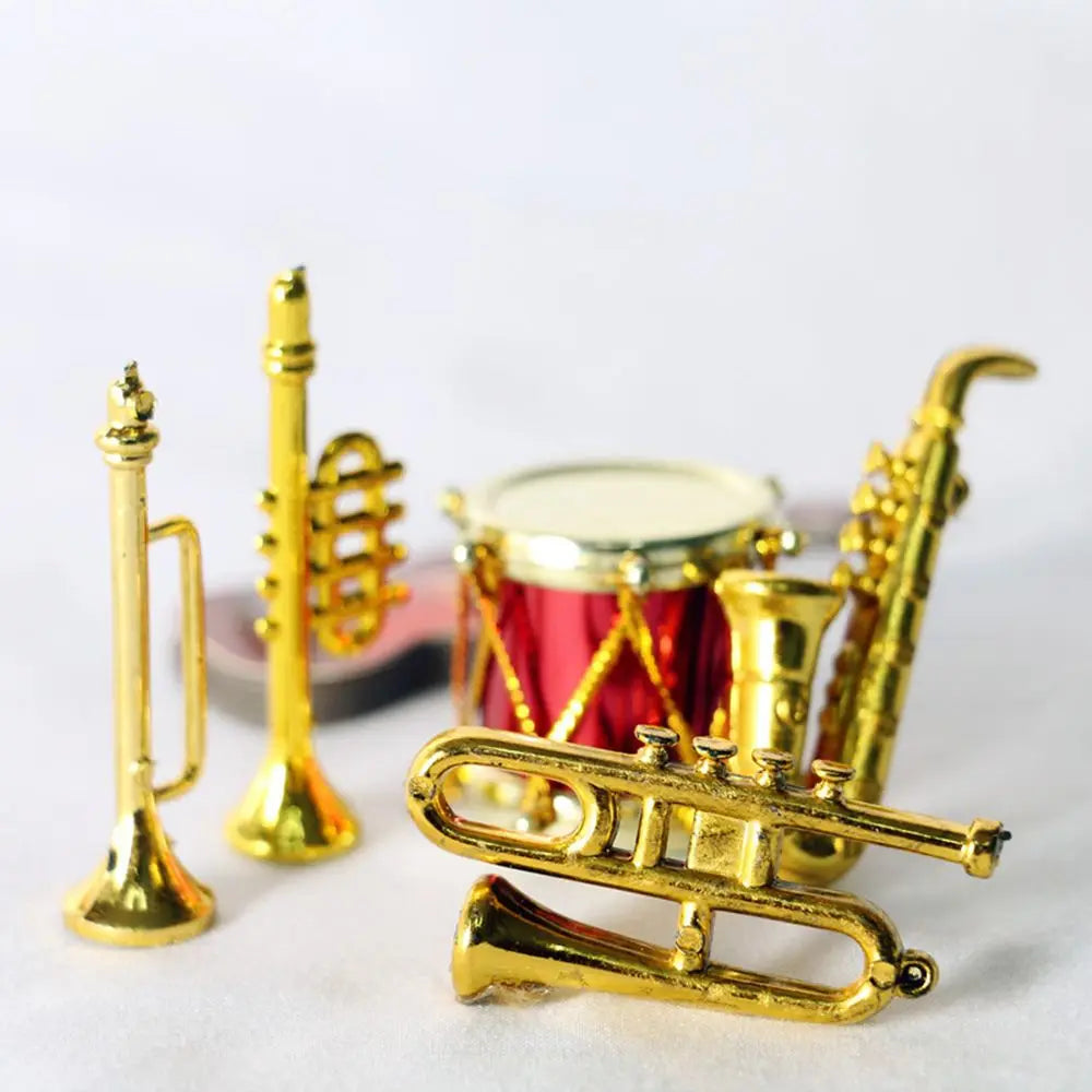 1/12 Miniature Musical Instruments Set – Dollhouse Accessories Dollhouse Accessories HIP