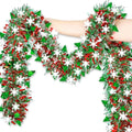 2026 New Christmas Garlands 2M DIY Christmas Tree Santa Claus Ribbons Wreath Hanging Pendent Xmas New Year Party Decor HIP 01