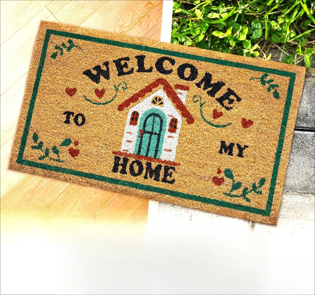 Welcome To My Home Doormat – Non-Slip Washable Entryway Mat Entryway Doormat HIP