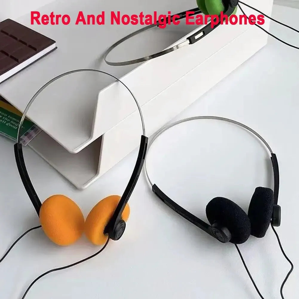Retro 3.5mm Wired Earphones – Vintage Walkman Style Wired Earphones HIP
