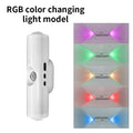 Magnetic Rechargeable LED Night Light RGB Sunset Lamp Wireless Wall Lamp With Motion Sensor For Stair Cabinet Hallway Room Decor HIP RGB