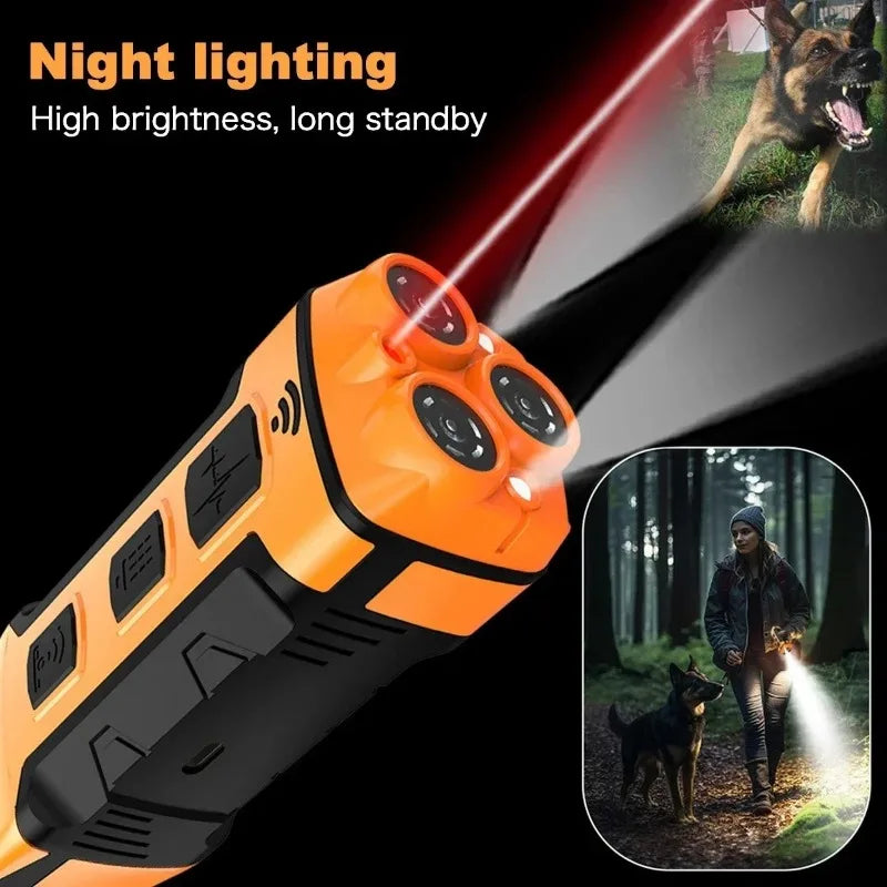 5-in-1 Ultrasonic Dog Deterrent & Training Device with LED Dog Training Device HIP