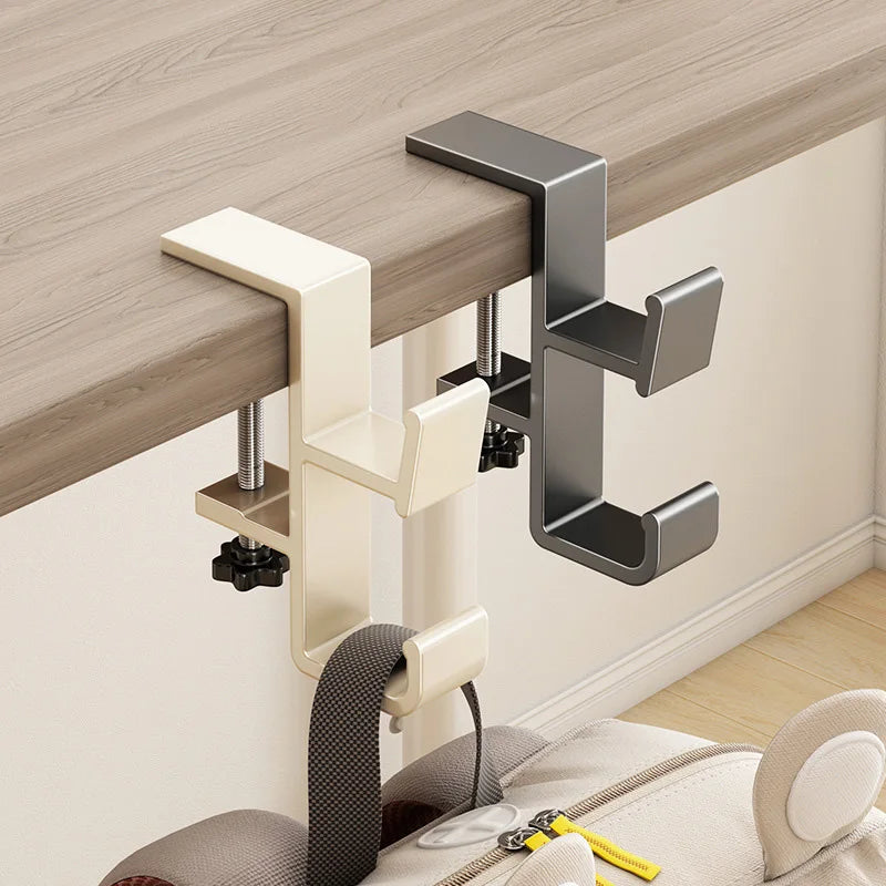 Adjustable Desk Edge Hook – Headset & Bag Hanger Organizer Desk Hook Organizer HIP