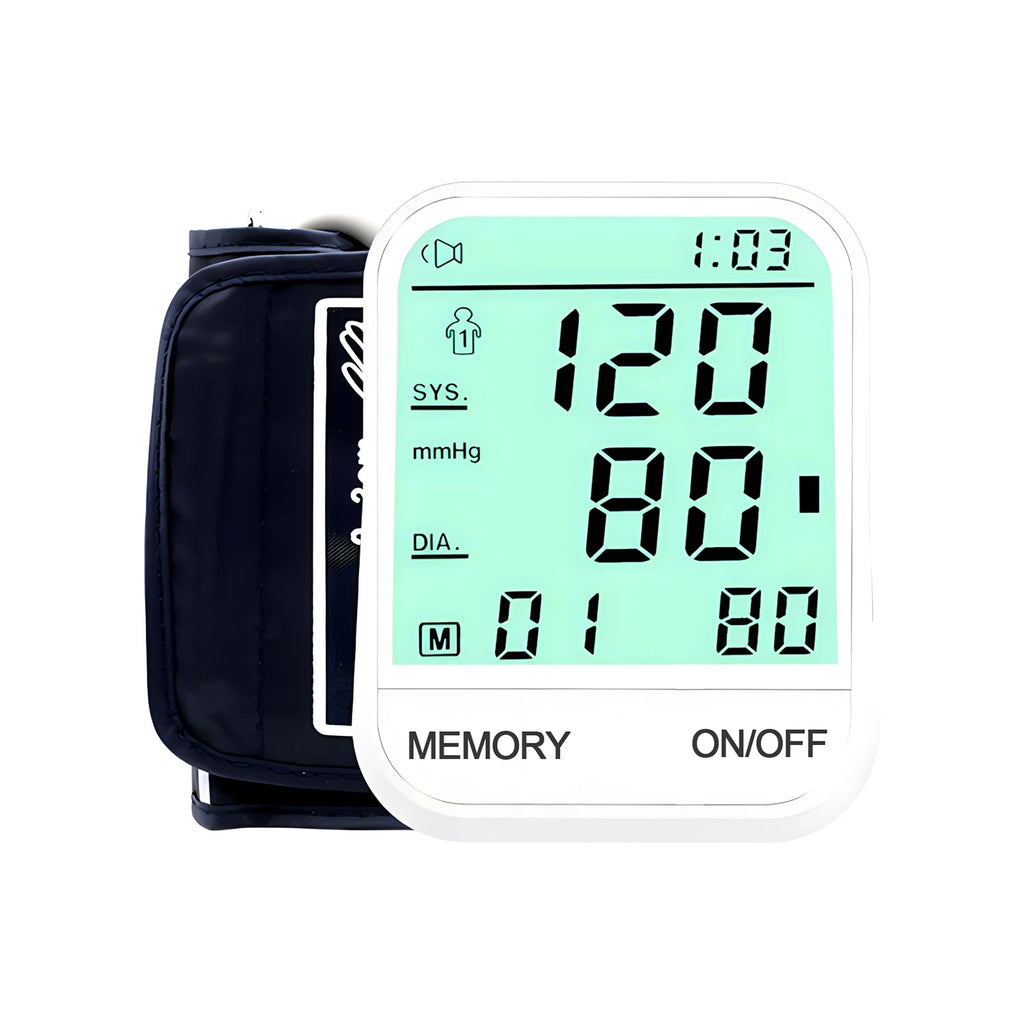 Fireurus Digital Upper Arm Blood Pressure Monitor | Auto Cuff Blood Pressure Monitor HIP White