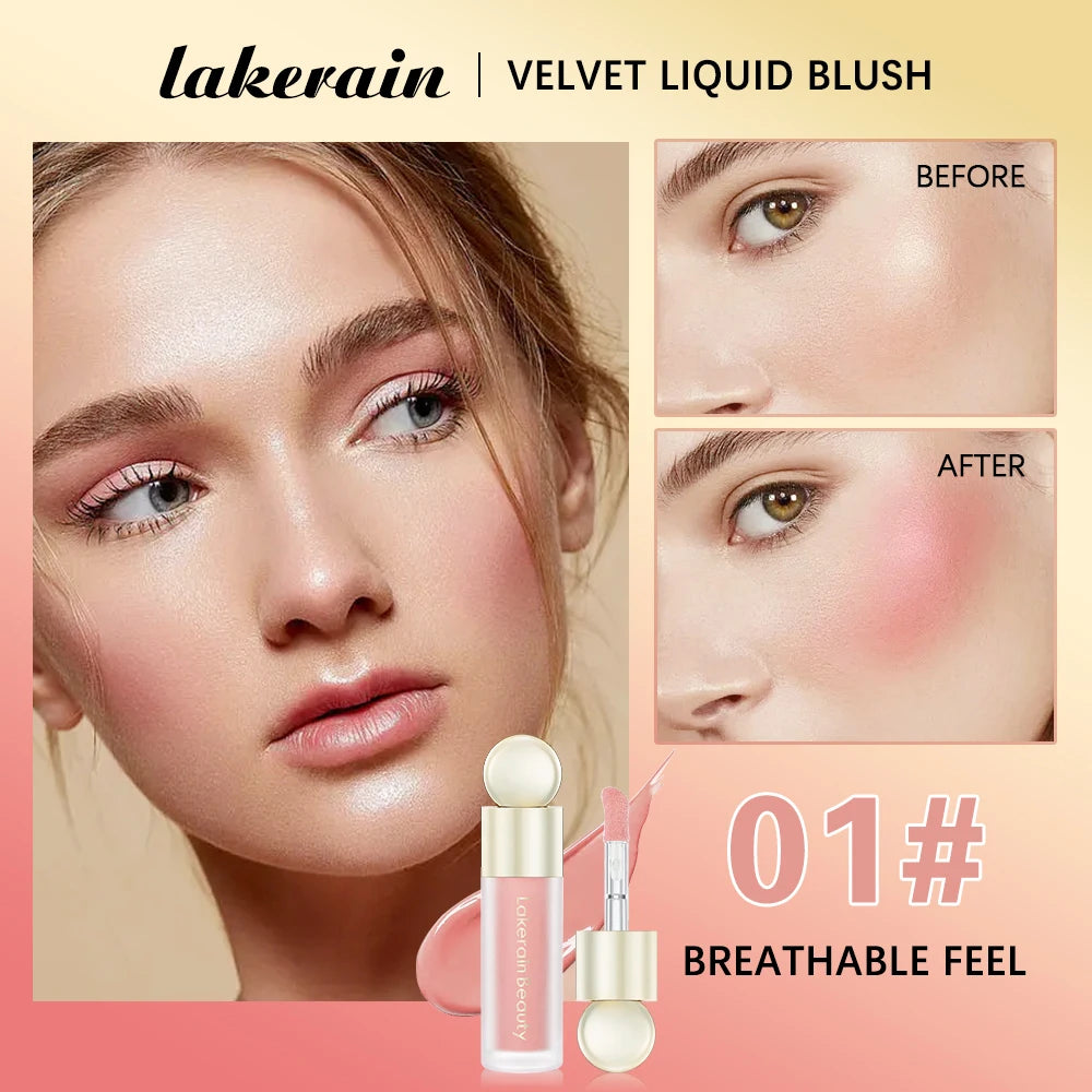 Blush Liquid Blusher Real Makeup Blush Matte Palette Blusher Cosmetics Products Liquid Cream Stick Pink Face raremakeup Beauty HIP