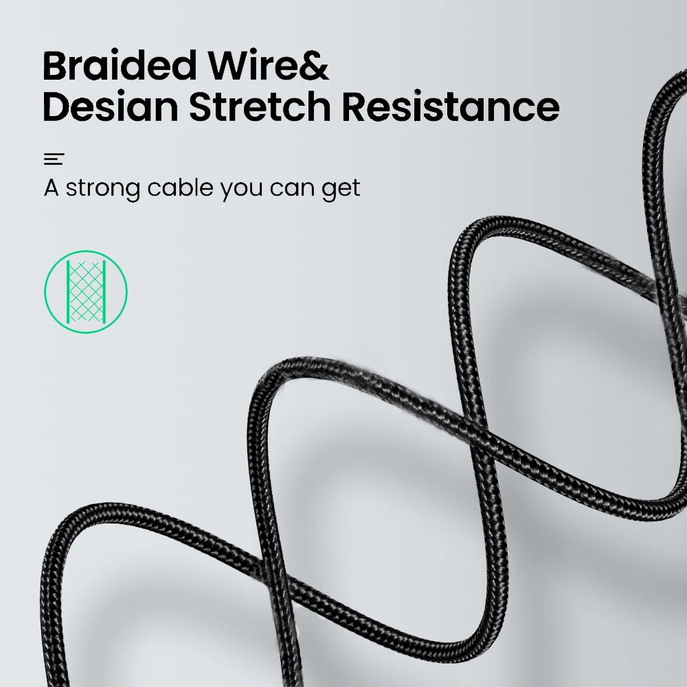 USB-C to USB-B 2.0 Cable 6ft | 480Mbps Nylon-Braided USB Data Cable HIP