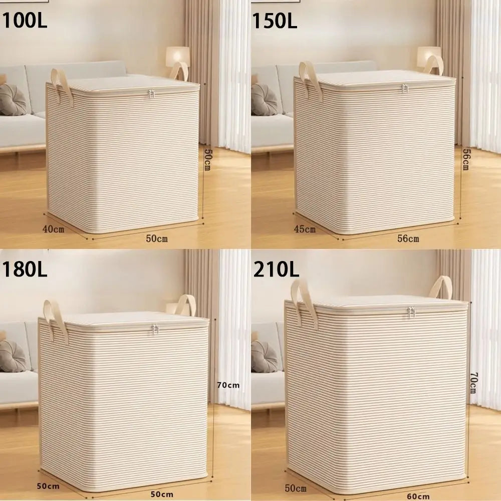 Large Capacity Quilt & Clothing Storage Bag – Dustproof Zipper Clothing Storage Bag HIP