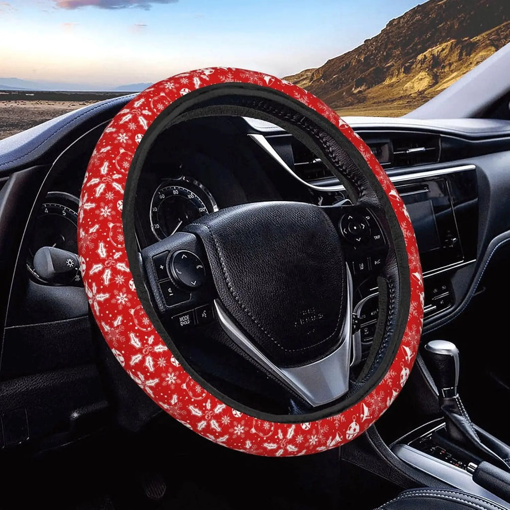 Christmas Elastic Steering Wheel Cover – Anti-Slip Neoprene Steering Wheel Cover HIP 1