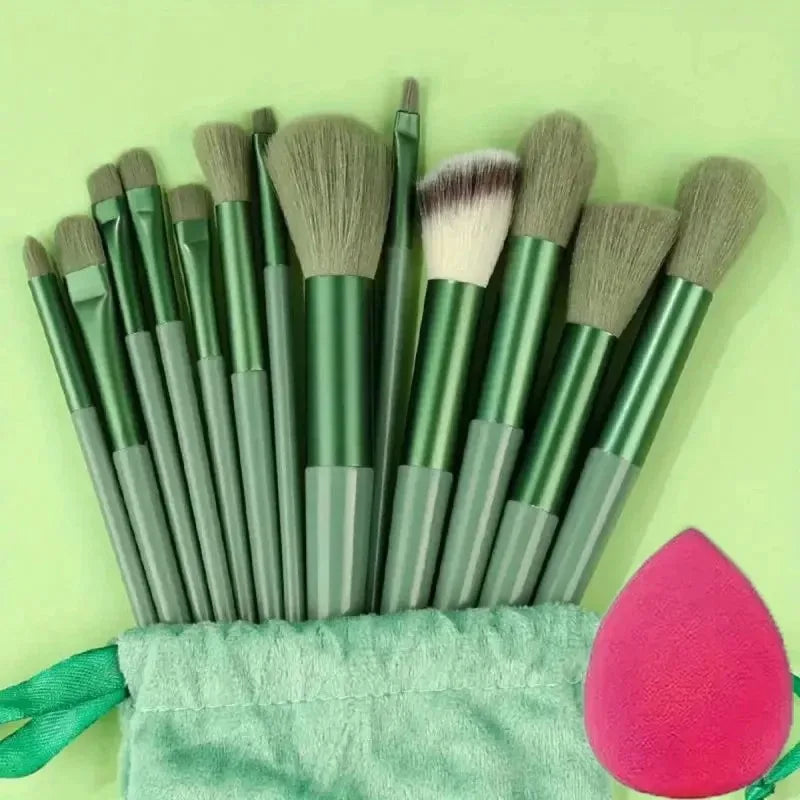 RUZOFO 13-Piece Makeup Brush Set – Blend, Contour & Glow Makeup Brush Set HIP