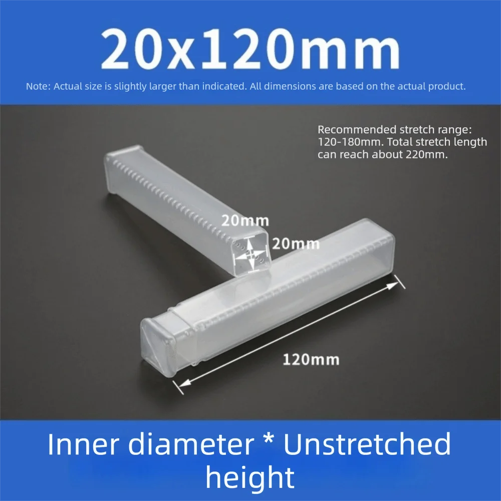 5-Pack Transparent Drill Bit Storage Boxes – Telescopic Stackable Tool Storage Box HIP