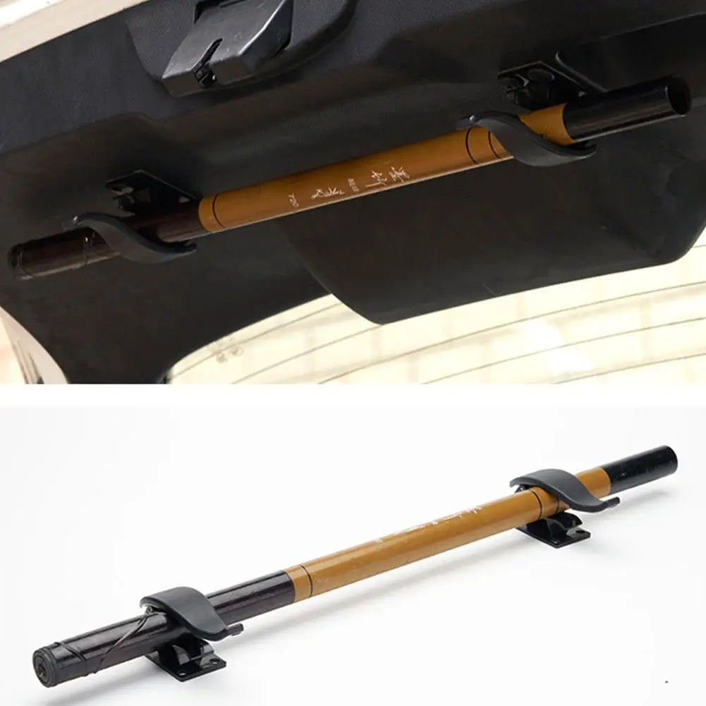2pcs Multi-purpose Car Trunk Umbrella Fixing Bracket Plastic Clip Clothes Hanger Seat Back Hook Car Interior Accessories HIP