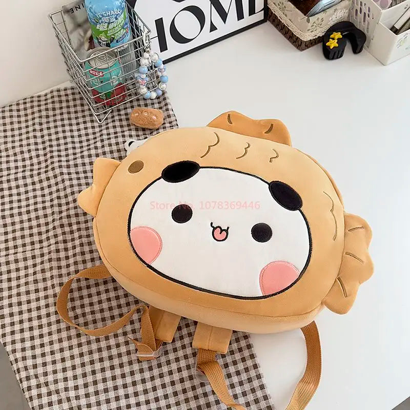 Panda Bubu & Dudu Plush Backpack – Cartoon Schoolbag Gift Plush Character Backpack HIP