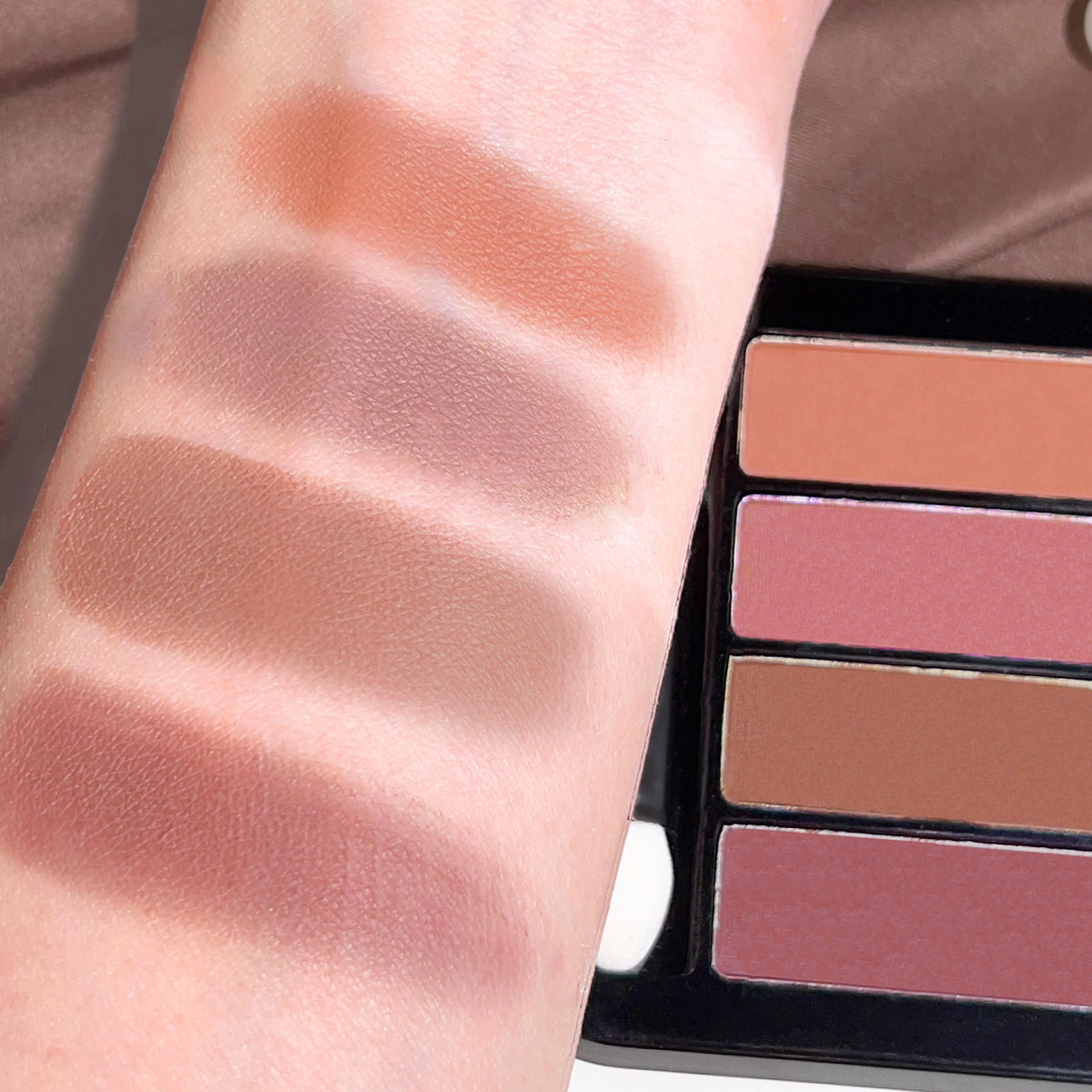 4-Color Earthy Eyeshadow Palette – Waterproof & Long-Lasting Eyeshadow Palette HIP