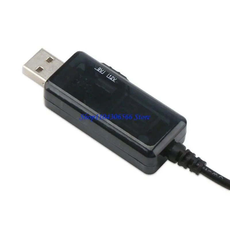 USB 5V to 9V/12V Step-Up Voltage Converter Cable with LED Voltage Converter Cable HIP