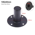 Metal Speaker Stand Base Tray with Screw Holes – Pro Mount Speaker Mount Stand HIP 108x60mm
