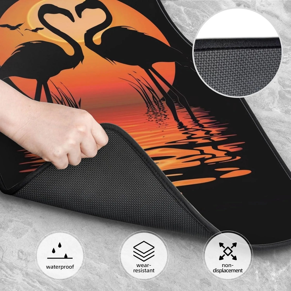 4-Piece Flamingo Car Floor Mats – SUV & Truck Set Car Floor Mats HIP