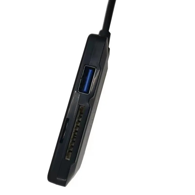 5-Port USB 2.0 Hub with SD/TF Card Reader – Plug & Play USB Hub Adapter HIP
