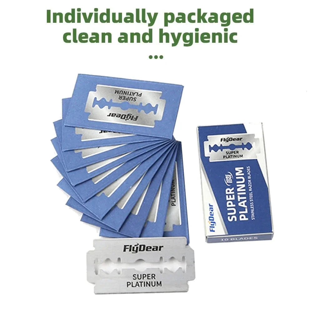 Double Edge Safety Razor Blades – Stainless Steel DE Blades Safety Razor Blades HIP