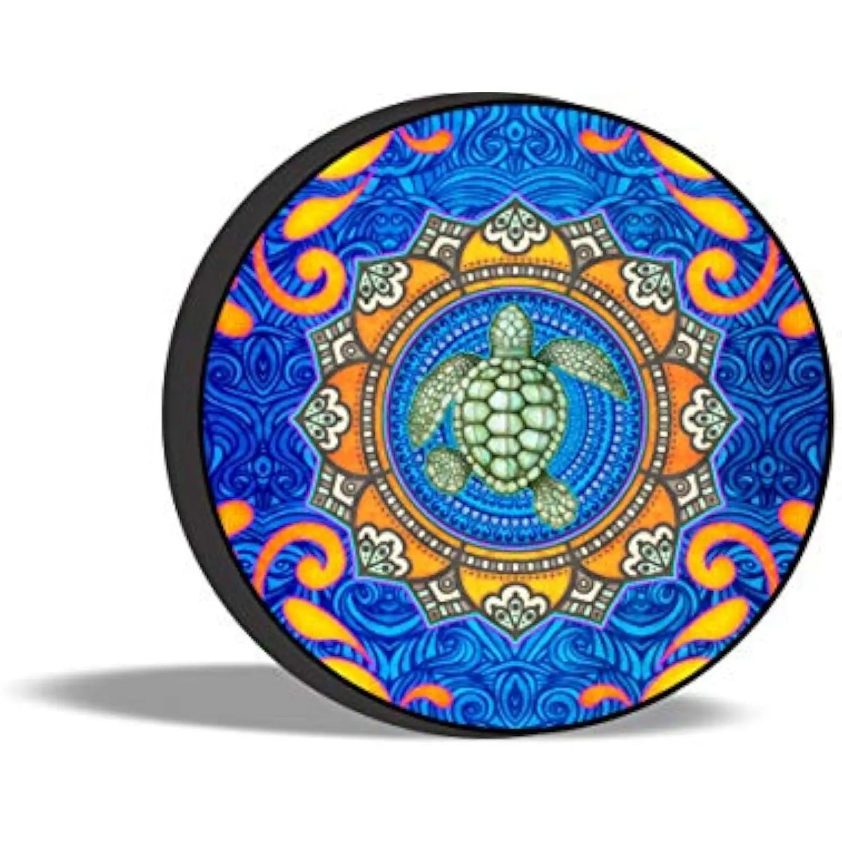 Tribal Turtle Spare Tire Cover – Polyester, Camera Compatible Spare Tire Cover HIP Acquiesce 16 in