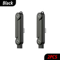 Foldable Phone Stand with USB-C OTG Adapter | Desktop Holder Phone Stand Adapter HIP 2PCS Black