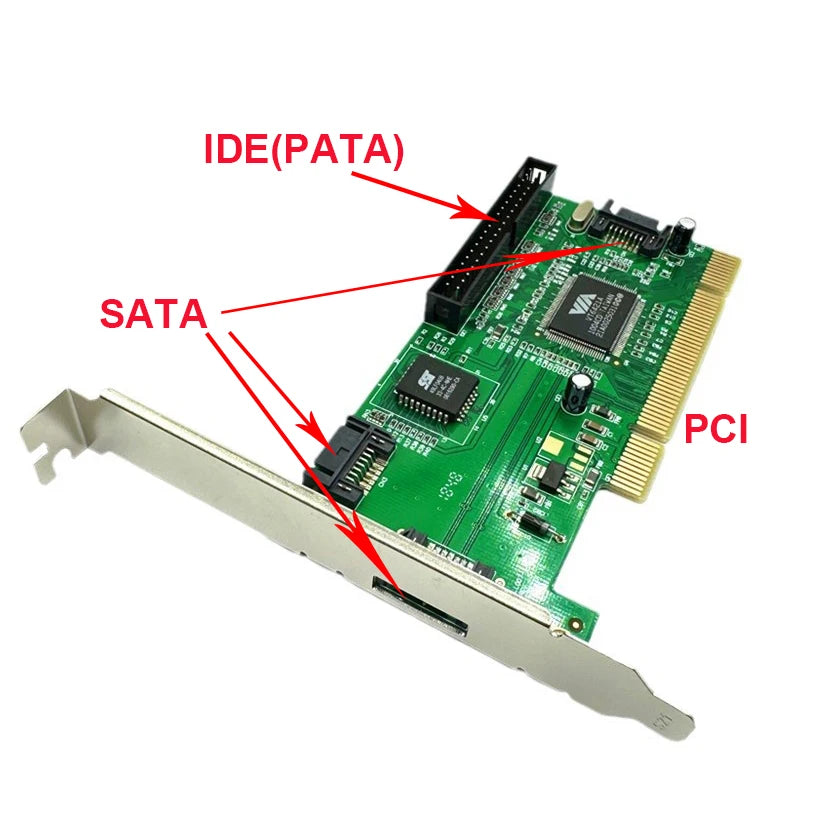 VIA6421 PCI to SATA PATA RAID Controller Card for Desktop PCI RAID Controller Card HIP Image style