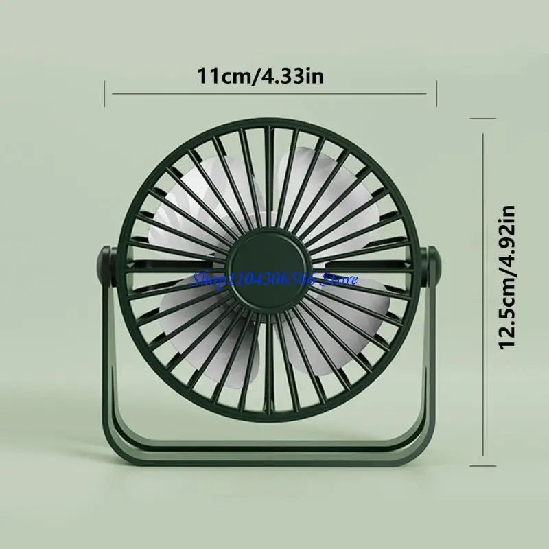 Portable USB Desk Fan – Quiet Tabletop Cooling Fan USB Desk Fan HIP