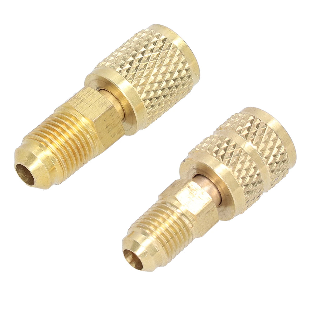 Air Conditioner Converter R410 to R22 Adapter 1/4SAE Air Conditioner High Voltage Interface Conversion Head R410 to R22 Adapter HIP