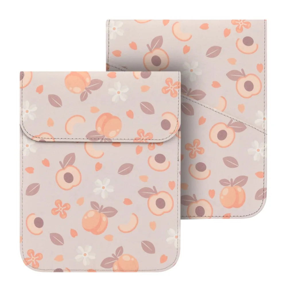 Universal Leather e-Reader Sleeve Case 6/6.8/7" Kindle Kobo E-Reader Sleeve Case HIP Apricot