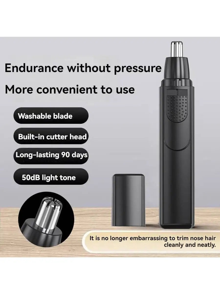 Electric Nose Ear & Eyebrow Hair Trimmer – Battery-Powered Nose & Ear Trimmer HIP