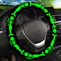Alien Glow-in-the-Dark Steering Wheel Cover – Universal Fit Steering Wheel Cover HIP 1