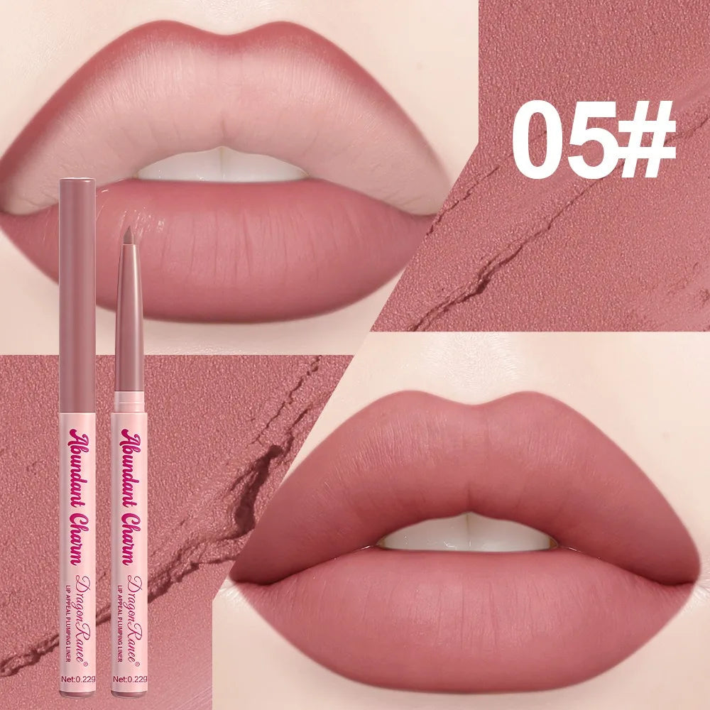 Matte Velvet Lip Liner Pencil Waterproof Precise Outline Lipstick Pen Shaping Plump Lips Contour Sexy Red Lasting Lip Makeup HIP 05