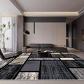 Modern Golden Luxury Area Rug – Non-Slip Polyester Carpet Luxury Area Rug HIP 5 50x80cm-Felt