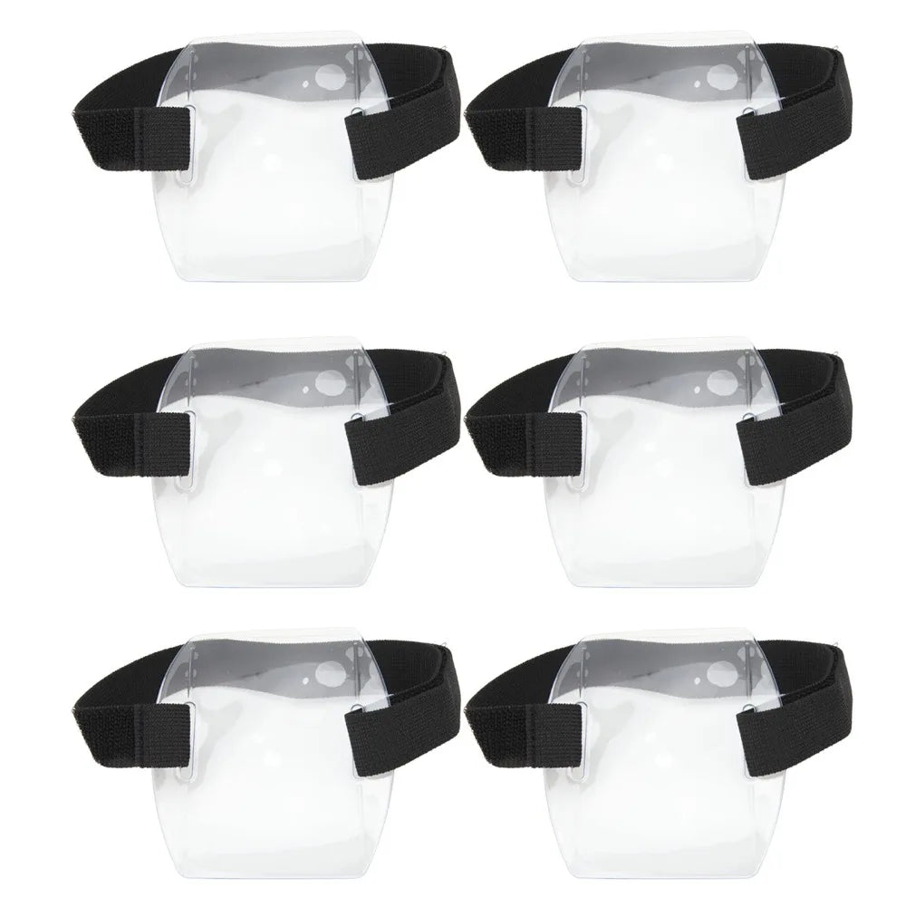 6-Pack Waterproof PVC Armband ID Badge Holders | Hook & Loop Armband Badge Holder HIP