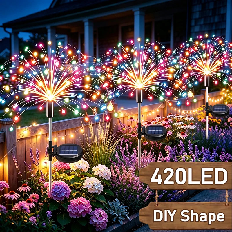 Solar LED Garden Stake Light – Waterproof Outdoor Path Lamp Solar Garden Stake Light HIP