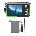 Waterproof Digital Camera Face Detection Timed Selfie 48MP 16X Digital Zoom Dual Screen Portable Digital Camera for Travel HIP A