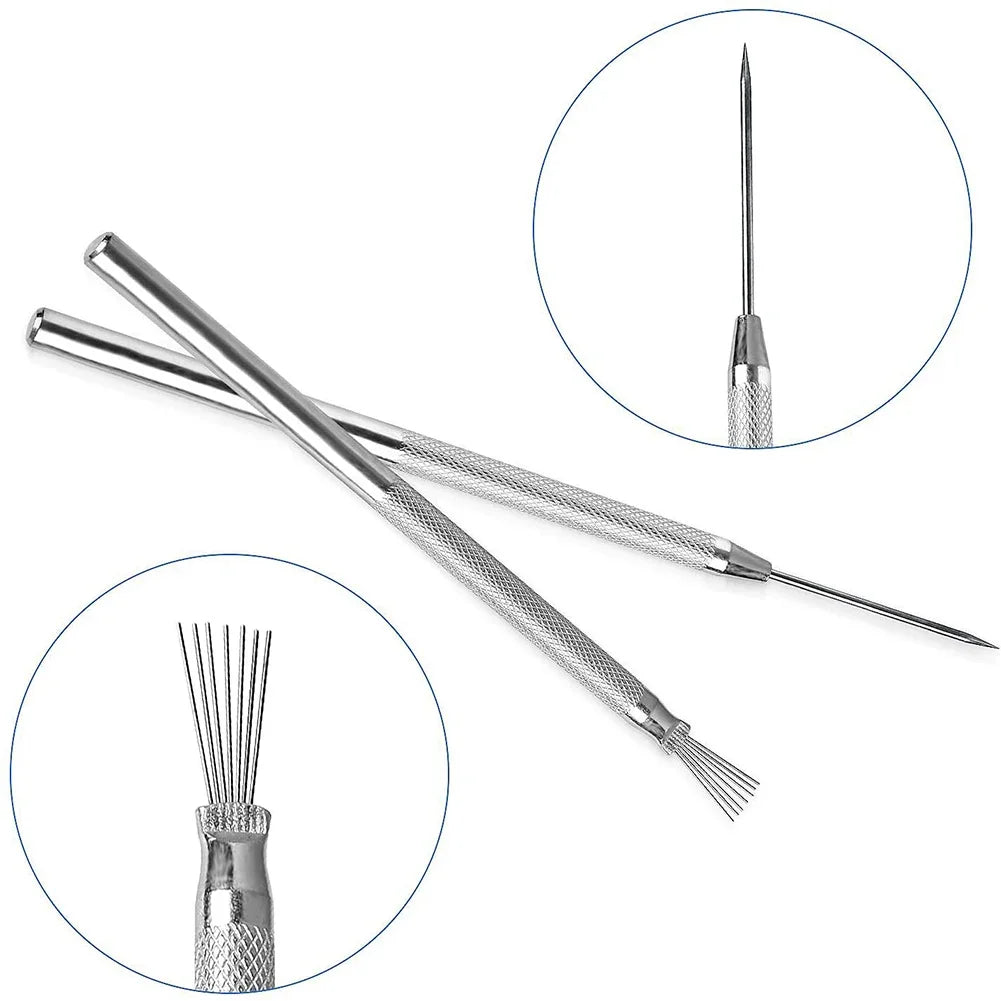 7 Pin Feather Wire Texture Ceramics Tools Polymer Clay Sculpting Modeling Tool DIY Pottery Brush Pottery Tools Cake Accessories HIP
