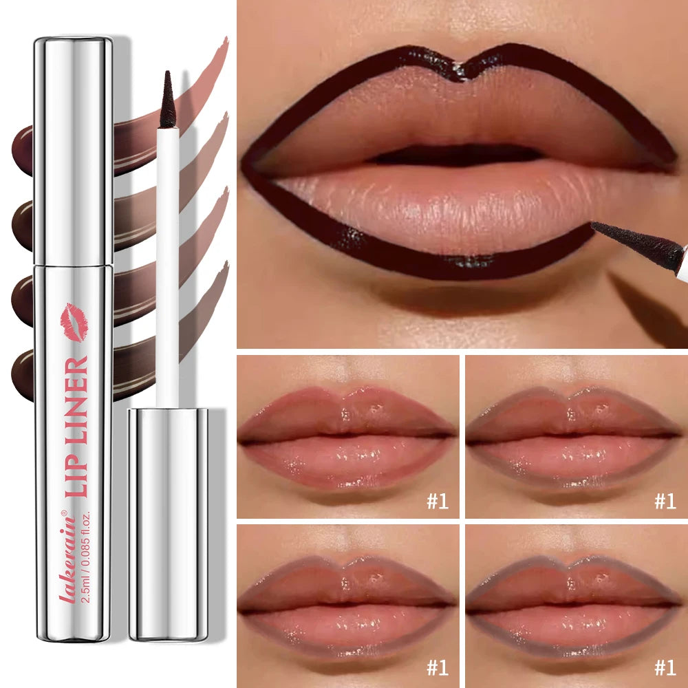 Peel Off Lip Stain Lip Liner Tattoo Long-Lasting Waterproof Smudge-Proof Transfer-Proof Matte Lipliner Magic Lip Cosmetic HIP