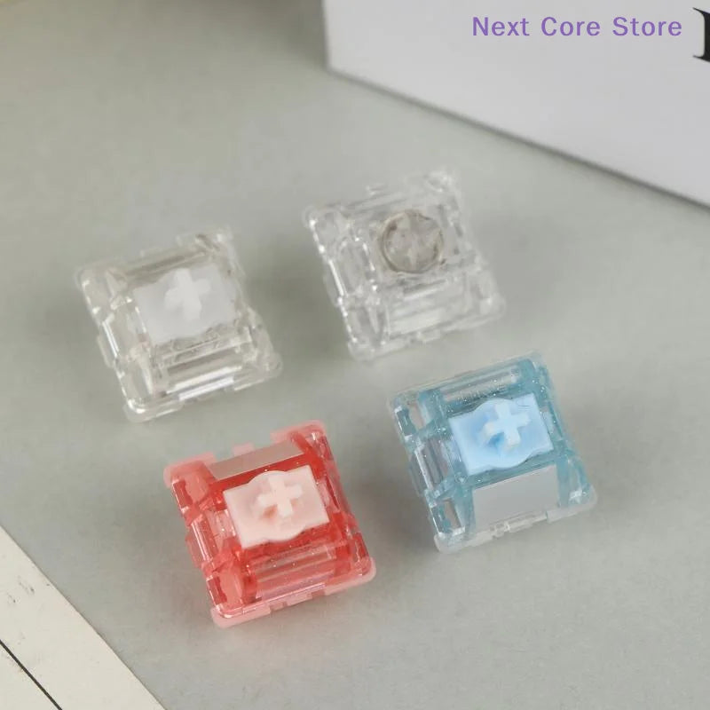 UR Ice Magnetic Linear Switch RGB Transparent 35gf – 5PCS Keyboard Switch HIP