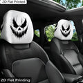 2-Pack Pumpkin Skull Car Pillow Covers – Cool Dark Style Car Pillow Covers HIP black