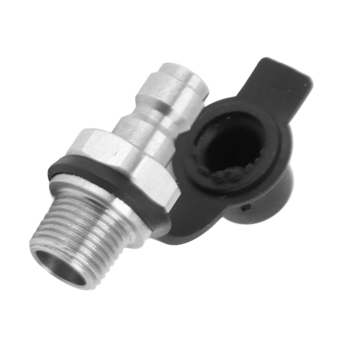 Male Thread CO2 Tank Refill Valve Connector 1/8NPT CO2 Cylinder Refill Valve Plug Adapter for Replacement HIP