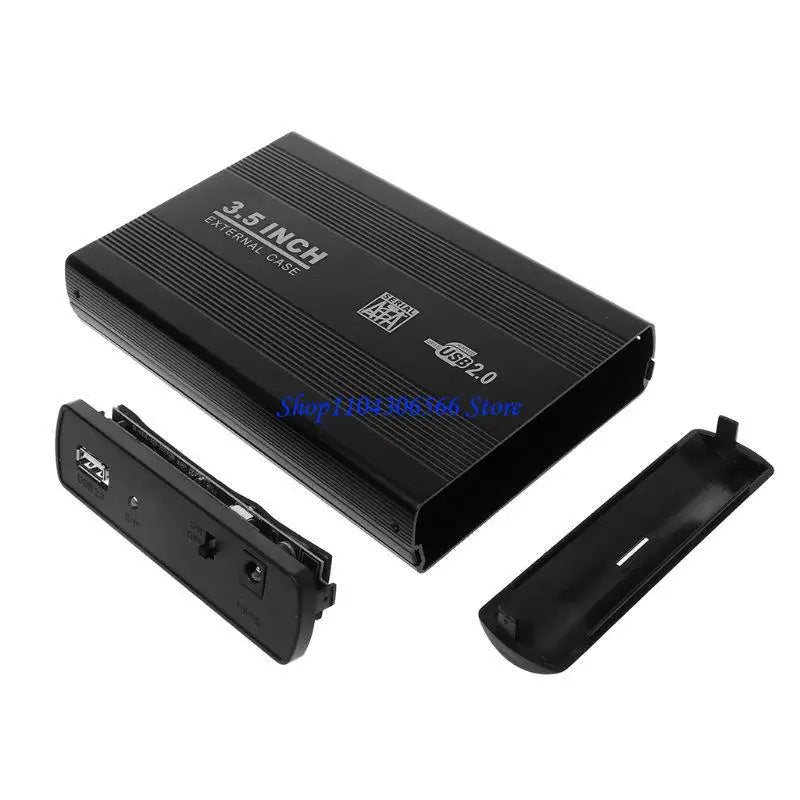 3.5" Aluminum HDD Enclosure USB 2.0 & 3.0 External Drive Case HDD Enclosure HIP