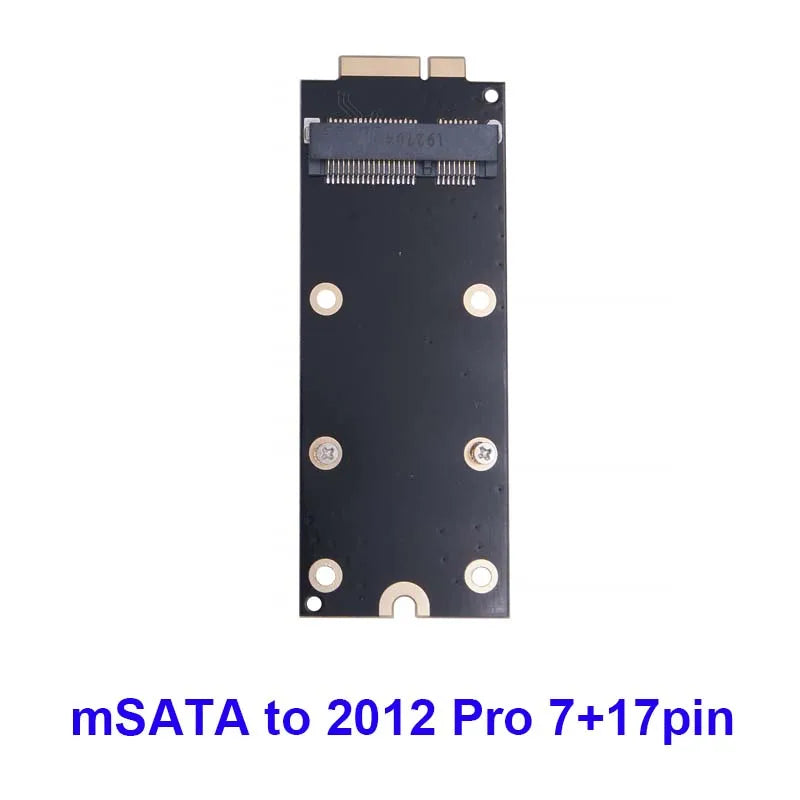M.2 NGFF to 7+17 Pin SSD Adapter – 2012 MacBook Pro SSD Adapter Card HIP mSATA to Pro 2012