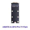 M.2 NGFF to 7+17 Pin SSD Adapter – 2012 MacBook Pro SSD Adapter Card HIP mSATA to Pro 2012
