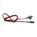 PC Motherboard Power & Reset Switch Cable with Button PC Switch Cable HIP Red 0.5m