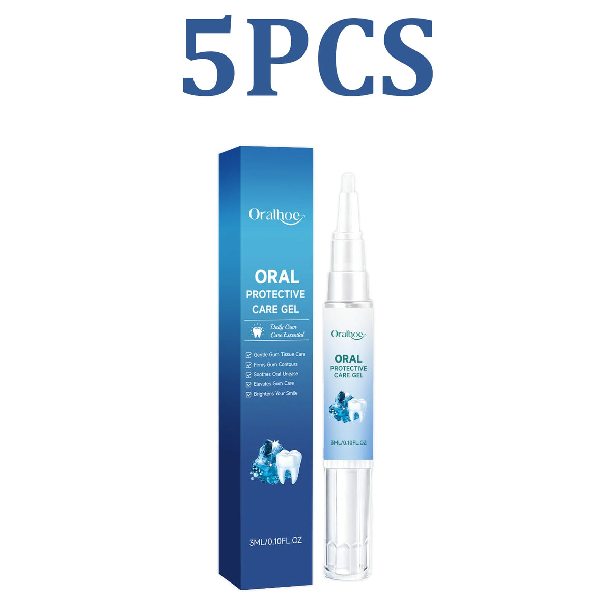 Gum Care Gel Pen – Mint Fresh Breath & Dental Hygiene | HIP Dental Hygiene Gel HIP 5PCS