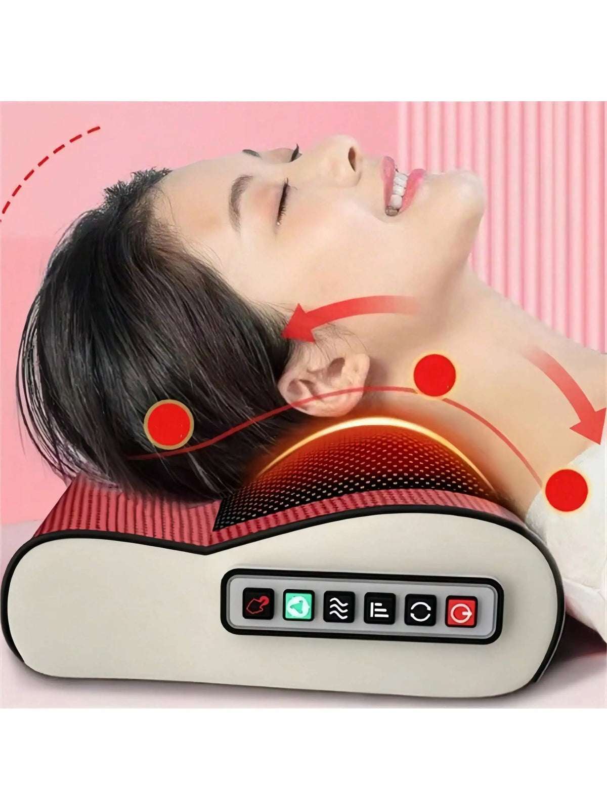 Neck & Shoulder Kneading Massager with Hot Compress | AXH Neck Shoulder Massager HIP