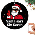 Christmas Pendant Decoration Funny 67 Six Seven Christmas Tree Pendant Ornaments Home Christmas New Year Party Decoration Gifts HIP B