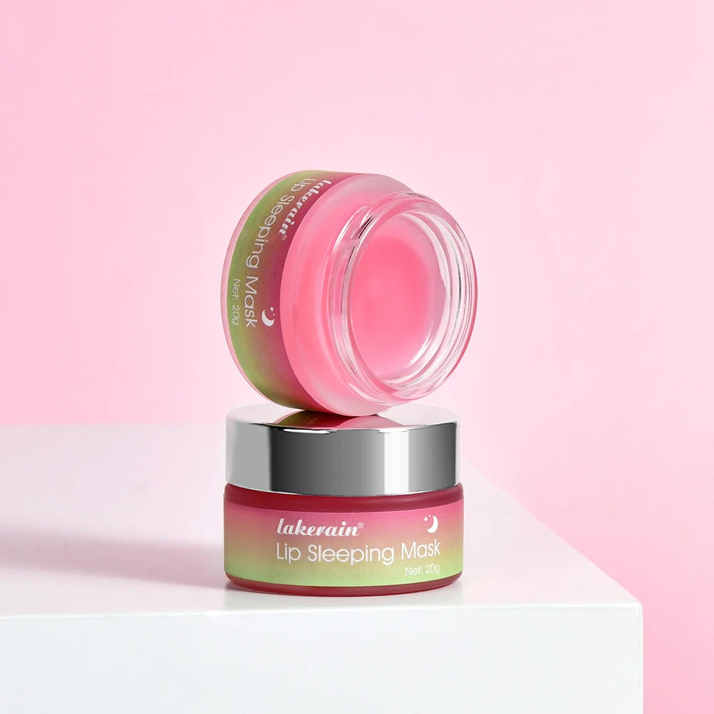 Peach Collagen Lip Sleeping Mask Powerful Moisturizing Repair Plumping Suitable Dry Chapped Lips Skin Care Long-Lasting Hydrate HIP peach 2pcs